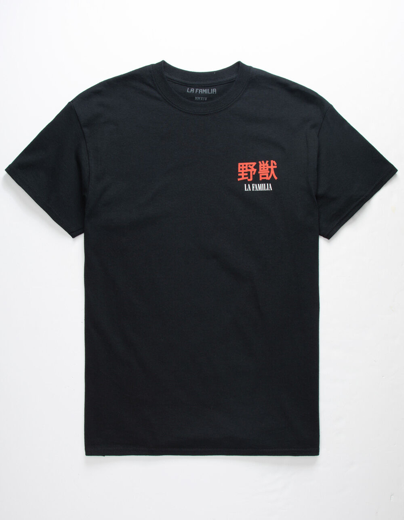 LA FAMILIA Dragon Beast Mens T-Shirt image number 1