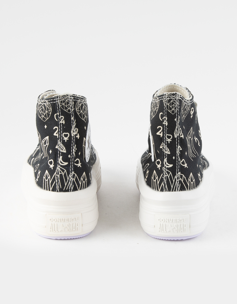 CONVERSE Chuck Taylor All Star Move Crystal Womens Platform High Top Shoes image number 3