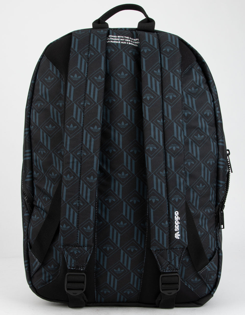 ADIDAS Originals National 3-Stripes Black & Navy Backpack image number 2