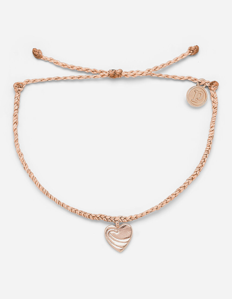 PURA VIDA Surf Love Blush Charm Bracelet image number 0