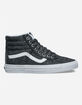 VANS Lurex Glitter Sk8-Hi Reissue Black Womens Shoes image number 1