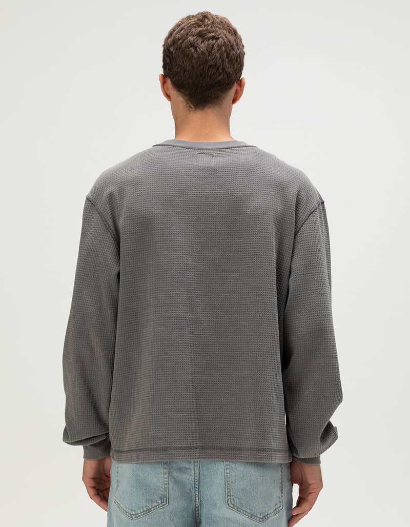 RSQ Mens Washed Boxy Thermal image number 4