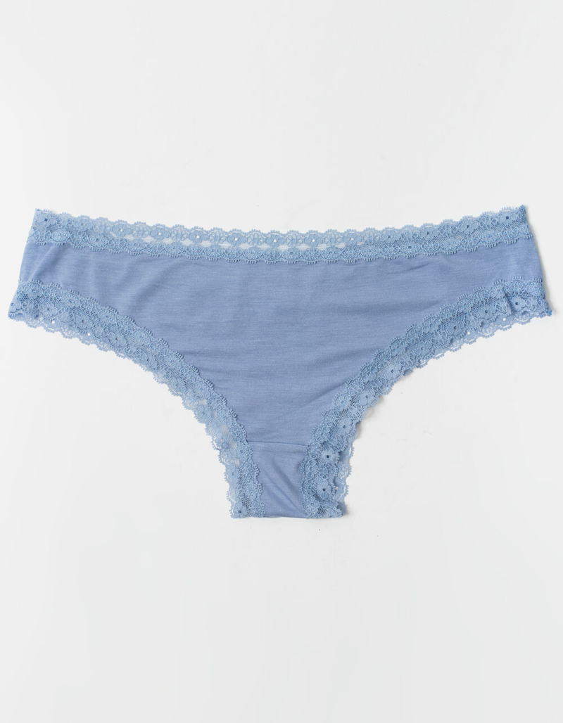 FULL TILT Lace Trim Cheeky Boyshorts image number 1