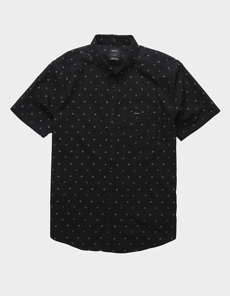 RVCA That'll Do Print Stretch Mens Black Shirt image number 0
