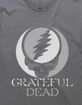GRATEFUL DEAD Greyscale Skull Unisex Tee image number 2