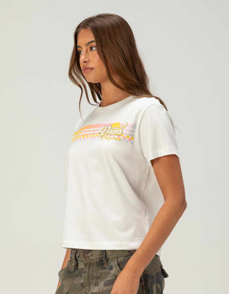 VANS Cali Stripe Womens Baby Tee image number 2