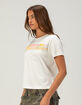 VANS Cali Stripe Womens Baby Tee image number 3