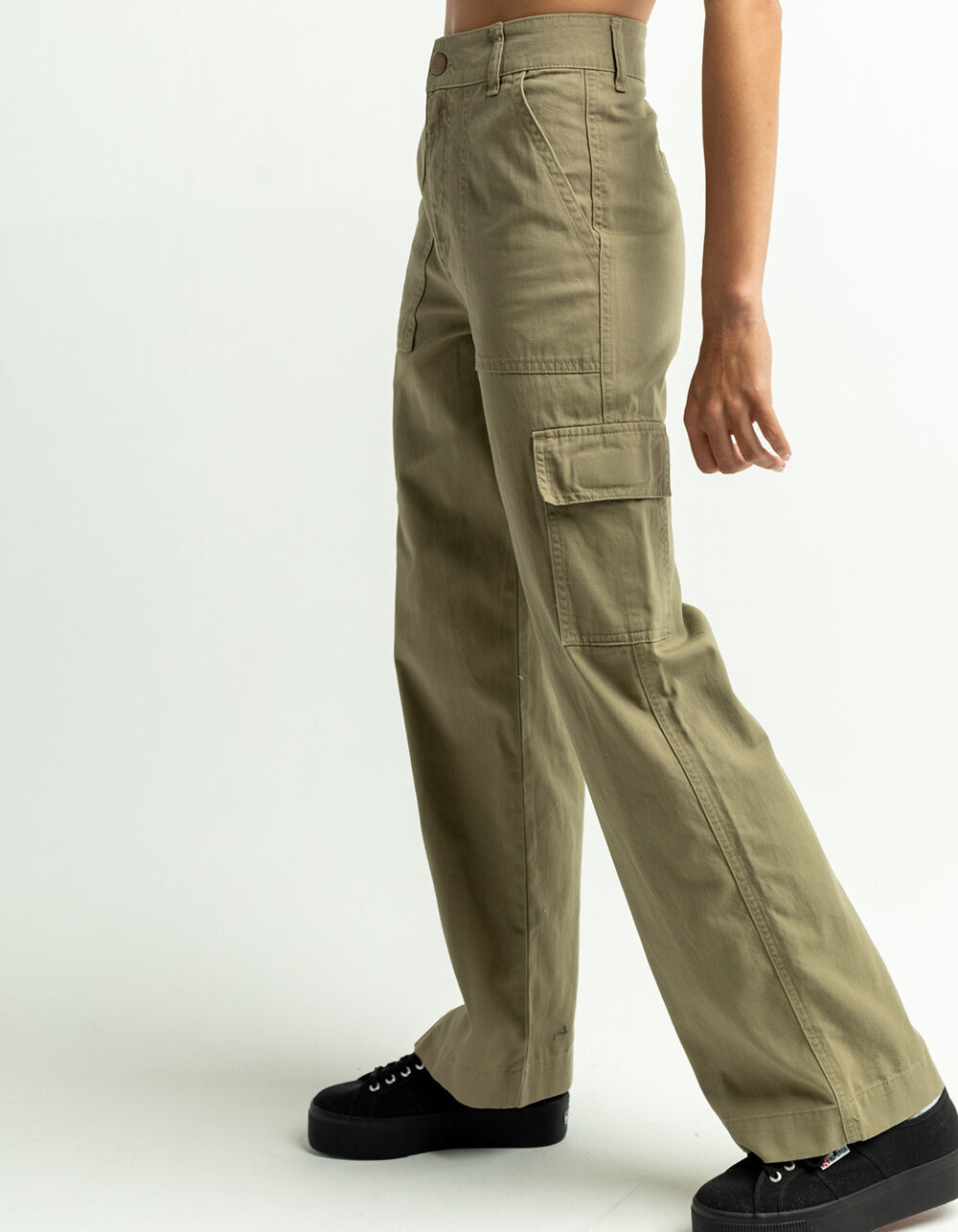 FULL TILT Wide Leg Womens Cargo Pants 