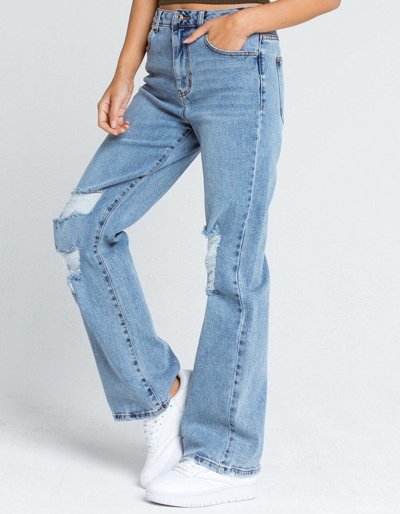 ALMOST FAMOUS Womens 90s Jeans image number 2