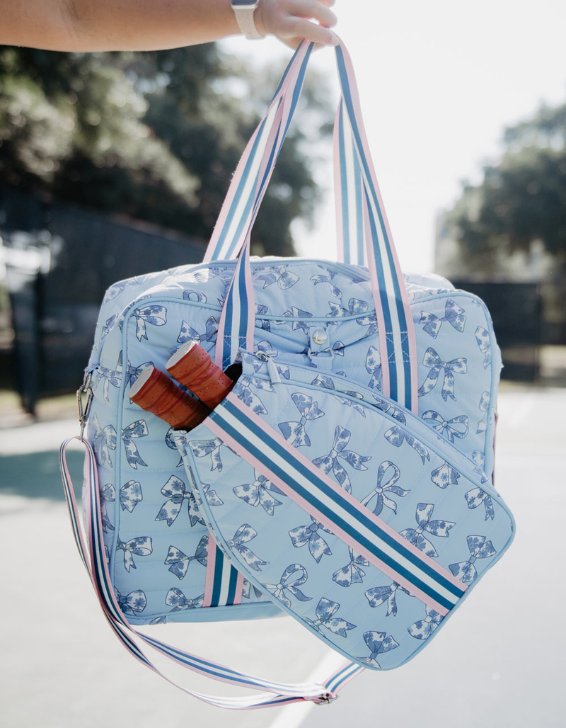 KATYDID Toile Coquette Bows Pickleball Bag image number 2