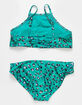 RAISINS Leopard High Neck Girls Bikini Set image number 2
