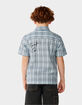 RIP CURL Surf Shack Plaid Boys Short Sleeve Shirt image number 2