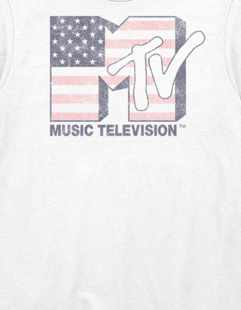 MTV Flag Logo Unisex Tee Alternative Image