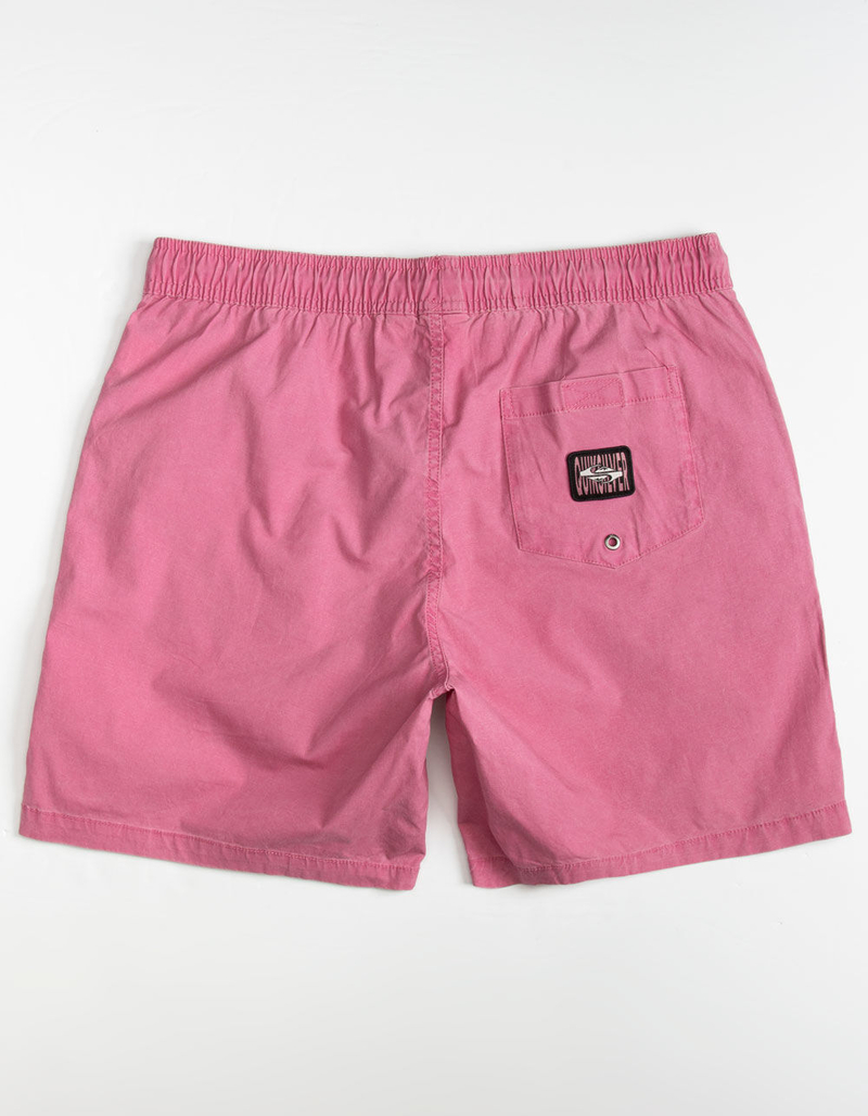 QUIKSILVER Taxer Mens Pink Volley Shorts image number 1
