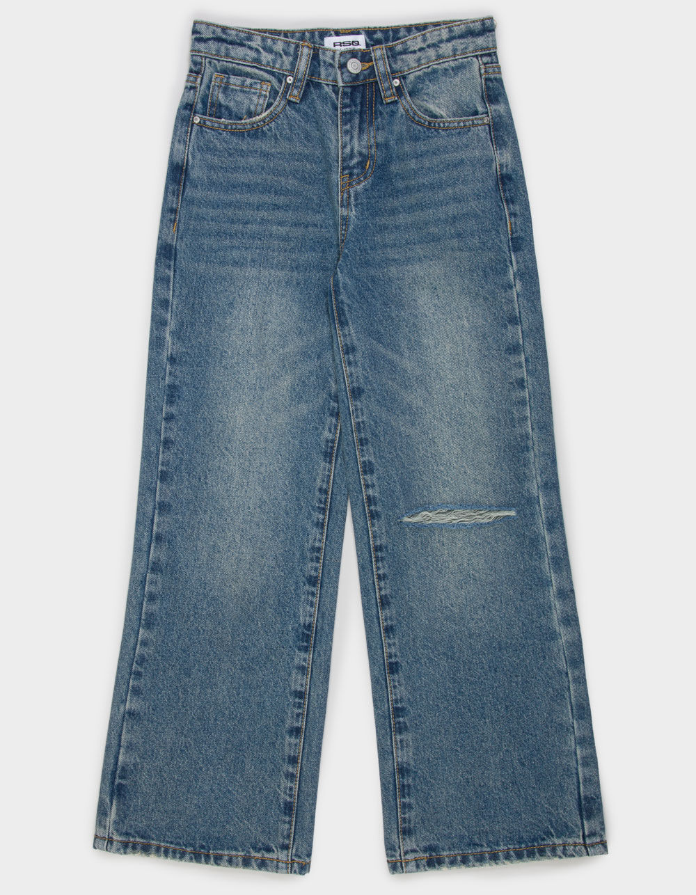 RSQ Girls High Rise Wide Leg Jeans - Dark Wash | Tillys