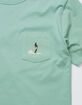 VISSLA Cruzzy Eco Mens Pocket Tee image number 4