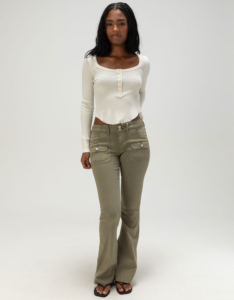 BILLABONG My Henley Womens Long Sleeve Top image number 4