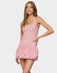 EDIKTED Pinstripe Bubble Skirt Mini Dress image number 2