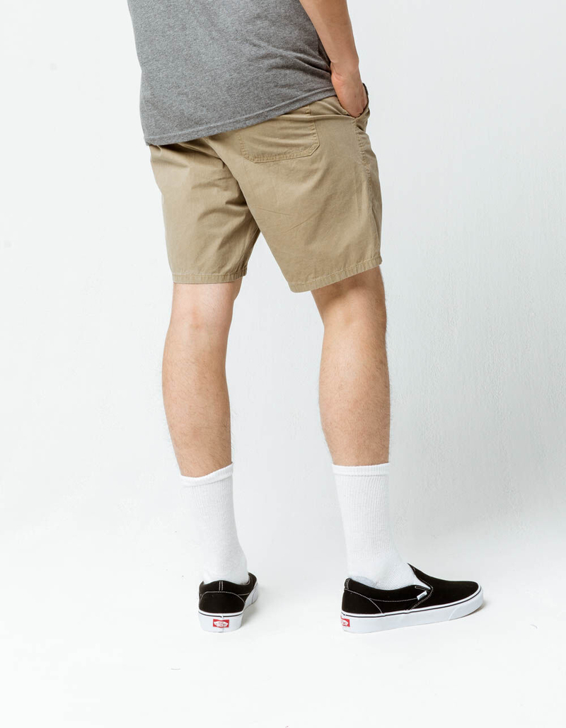 VALOR Benny Twill Taupe  Mens Volley Shorts image number 4