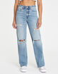 DAZE High Rise Dad Womens Jeans image number 5