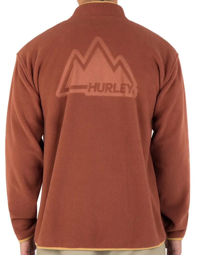 HURLEY Mesa Windchill 1/4 Zip Mens Fleece Jacket image number 1