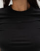 NIKE Sportswear Chill Knit Womens Crop Tee image number 5