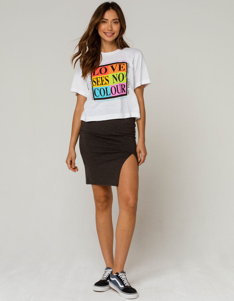 NIKXIE Side Slit Bodycon Skirt image number 0