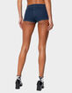 EDIKTED Zipped Up Denim Micro Shorts image number 5