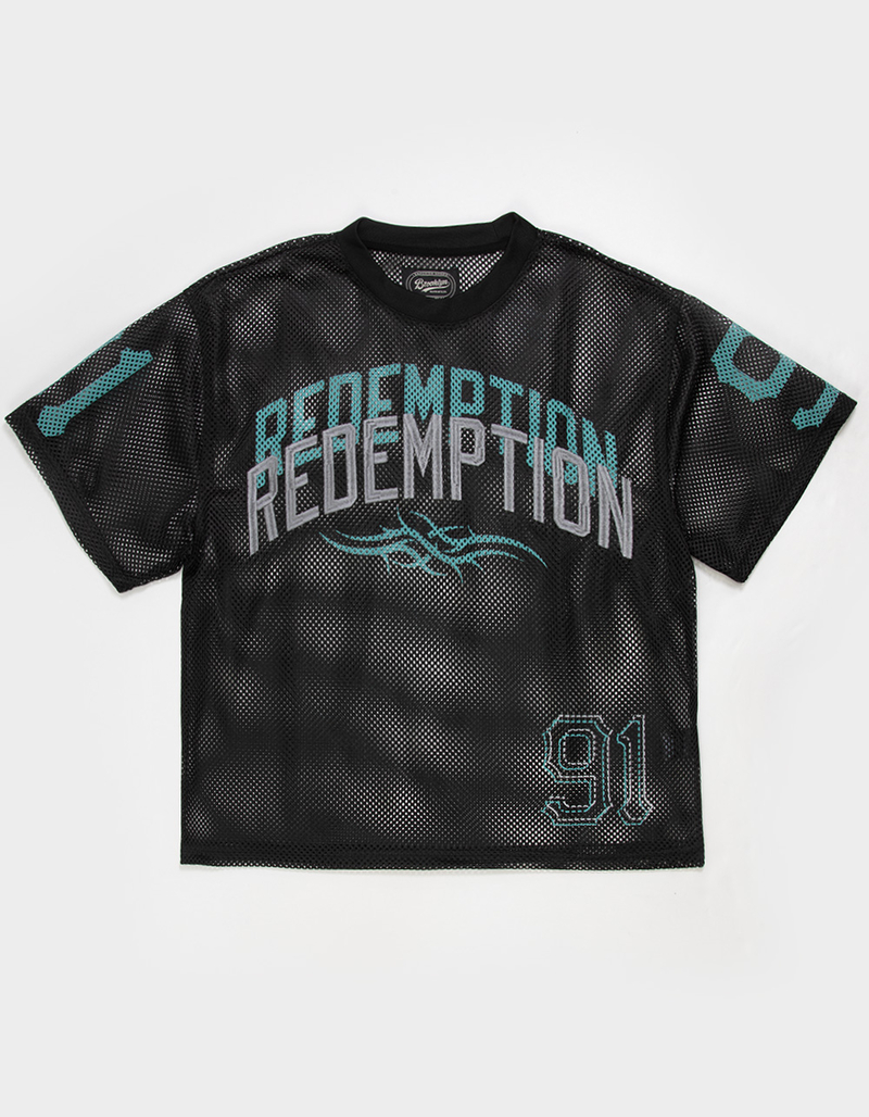 BROOKLYN CLOTH Redemption Open Mesh Mens Tee image number 1