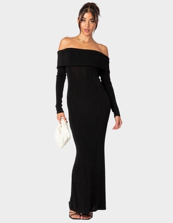 EDIKTED Susan Fold Over Maxi Dress Primary Image