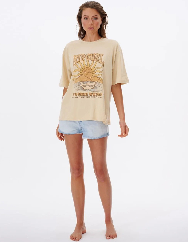RIP CURL Cosmic Waves Womens Heritage Tee image number 3