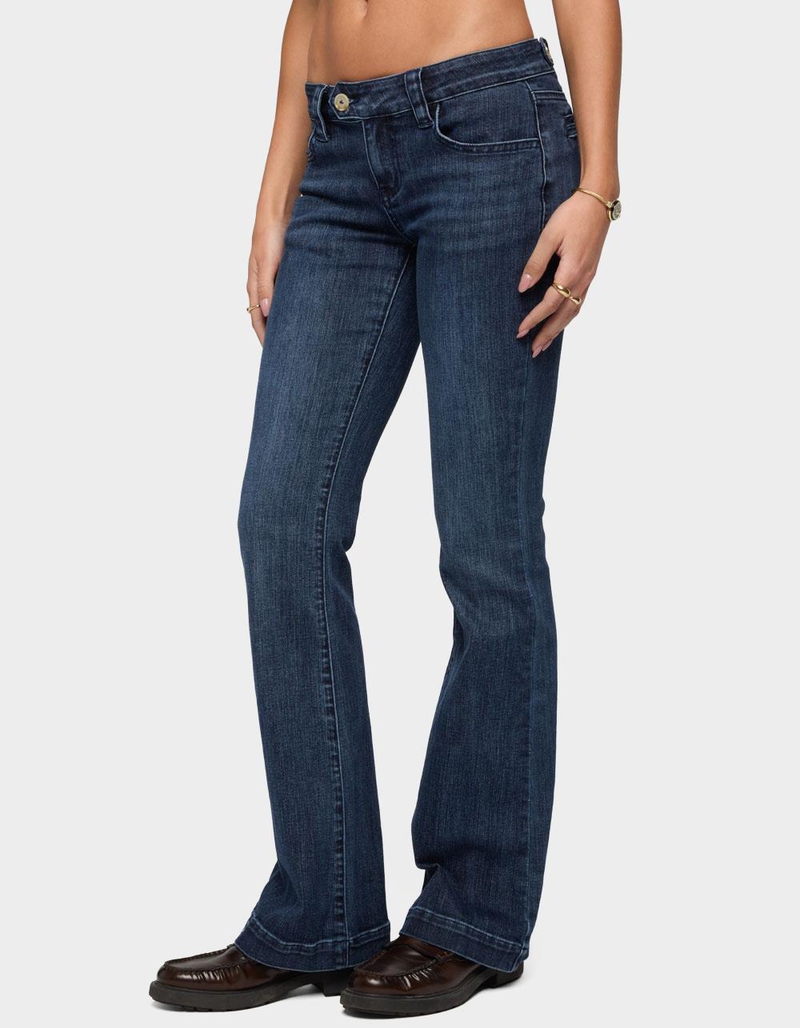 EDIKTED Roccio Low Rise Bootcut Jeans image number 1
