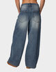EDIKTED Skater Girl Washed Low Rise Jeans image number 5