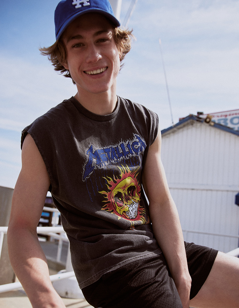 METALLICA Mens Muscle Tee image number 3