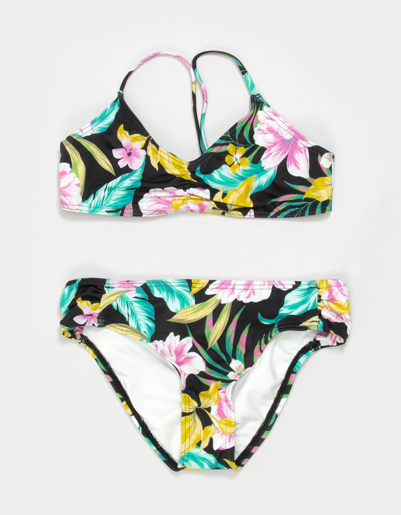 BILLABONG Black Sands Girls Bralette Bikini Set image number 0