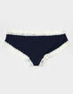 FULL TILT Rib Lace Trim Cheeky Panties image number 2