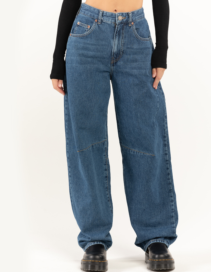 BDG URBAN OUTFITTERS Logan Womens Cinch Back Jeans image number 1