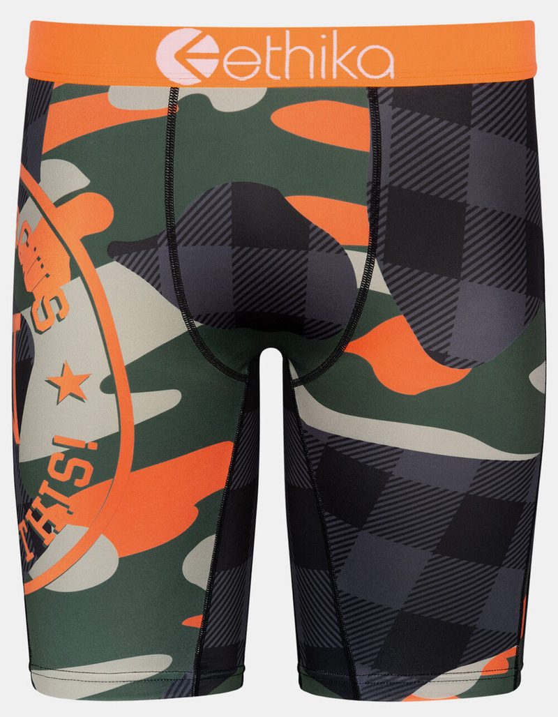 ETHIKA Nitro Circus Back Woodland Mens Boxer Briefs image number 0