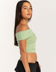 RSQ Womens Off The Shoulder Top image number 3