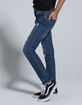 RSQ Cali High Rise Crop Medium Wash Girls Ripped Skinny Jeans image number 4