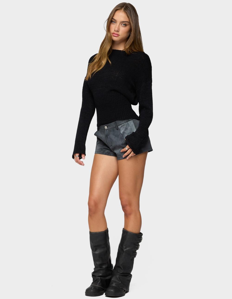 EDIKTED Tezi Boat Neck Light Knit Top image number 3