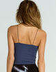 FREE PEOPLE Skinny Strap Seamless Navy Brami image number 3