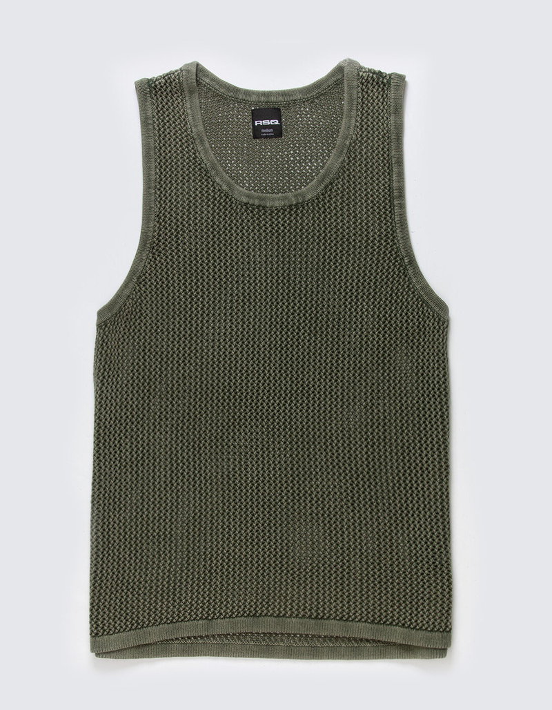 RSQ Mens Crochet Tank Top image number 1