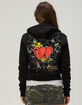 ED HARDY Heart Snake Womens Zip-Up Hoodie image number 2