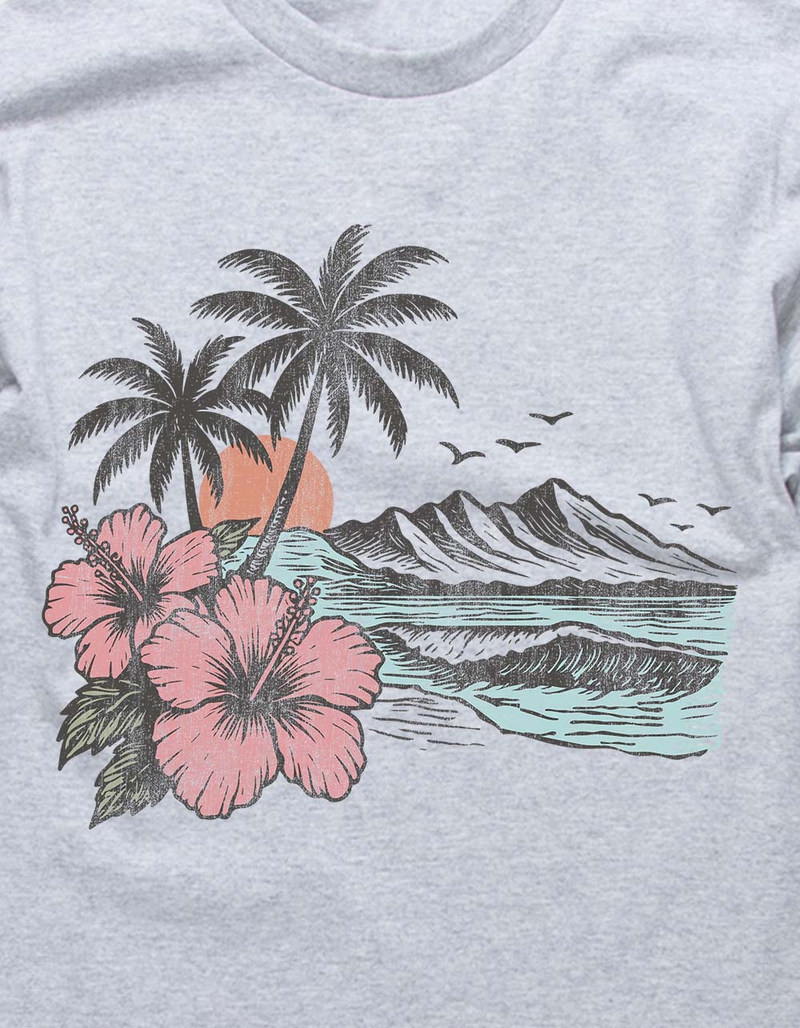 HAWAII Aloha Landscape Unisex Long Sleeve Tee image number 1