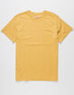 KATIN Base Mens Mustard Pocket Tee image number 1