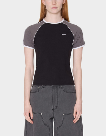 OBEY Replay Raglan Womens Short Sleeve Tee Primary Image