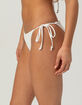 SALTY CREW Shell Ya Textured Tie Side Bikini Bottoms image number 3