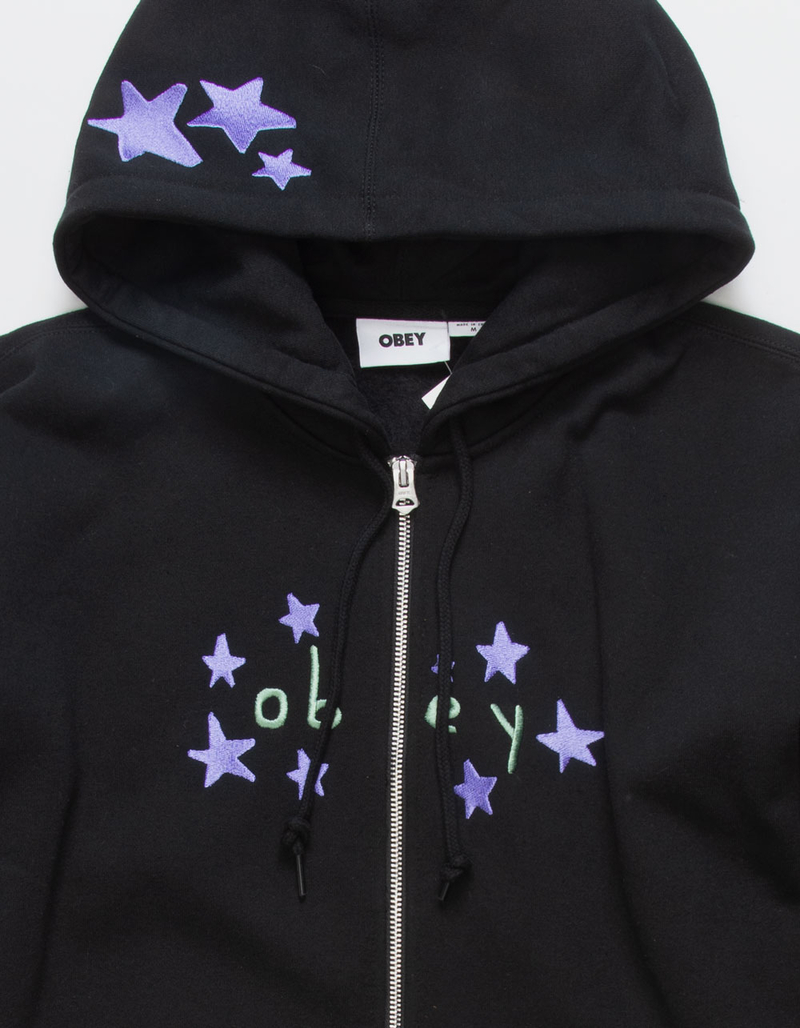 OBEY Gaze Mens Zip-Up Hoodie image number 1