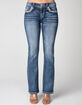 MISS ME Cross Stars Womens Bootcut Jeans image number 2